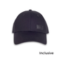 Black Satin Lined Baseball Cap - Nubian Lane Hat Co.