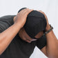 Black Satin Lined Baseball Cap - Nubian Lane Hat Co.