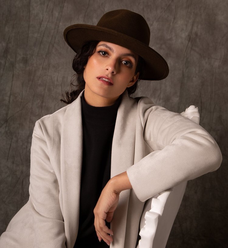 Brown Festival Style Fine Wool Hat - Large | Handcrafted | Andean Wool Felt - Nubian Lane Hat Co.