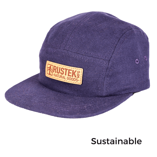 Canby Plastic Free Camp Cap | Blue - Nubian Lane Hat Co.
