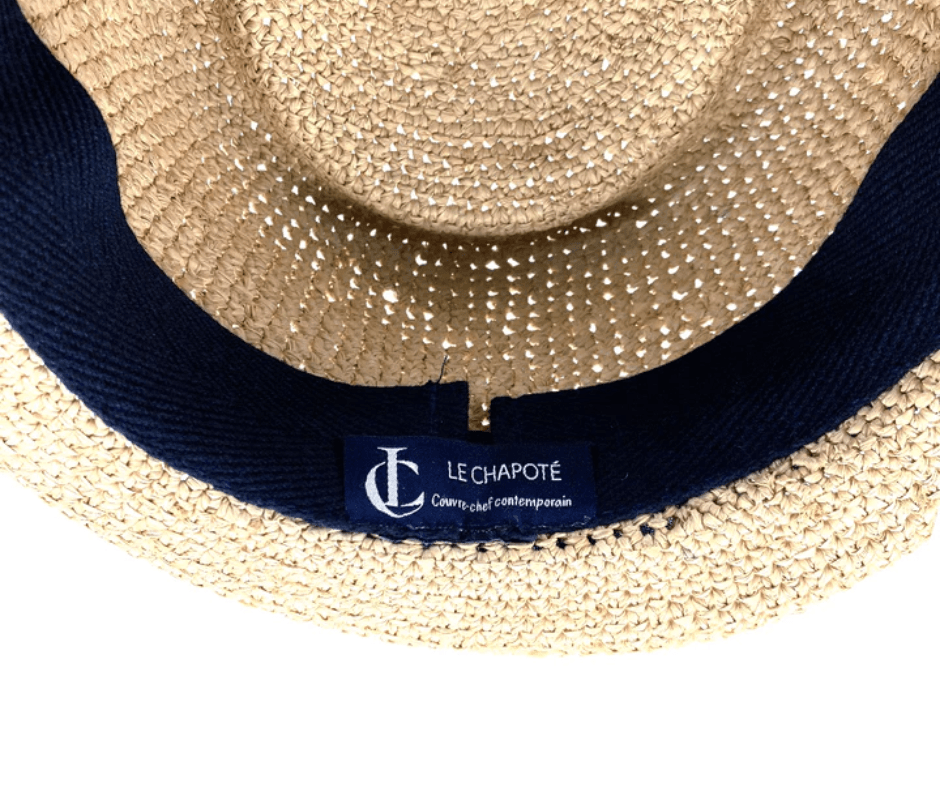 Chapeau Porkpie Raphia Straw Hat - Nubian Lane Hat Co.