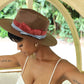 Chiquita Circle "Straw Unisex Brim" - Nubian Lane Hat Co.