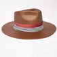 Chiquita Circle "Straw Unisex Brim" - Nubian Lane Hat Co.