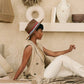 Chiquita Circle "Straw Unisex Brim" - Nubian Lane Hat Co.