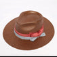 Chiquita Circle "Straw Unisex Brim" - Nubian Lane Hat Co.