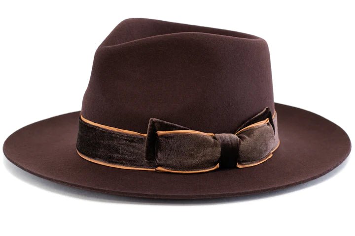 Chocolate Confidence Brim - Nubian Lane Hat Co.