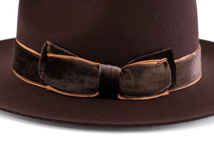 Chocolate Confidence Brim - Nubian Lane Hat Co.