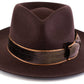 Chocolate Confidence Brim - Nubian Lane Hat Co.