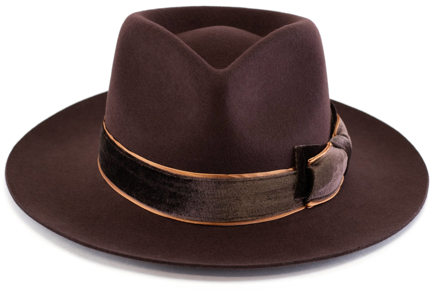 Chocolate Confidence Brim - Nubian Lane Hat Co.