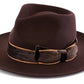 Chocolate Confidence Brim - Nubian Lane Hat Co.