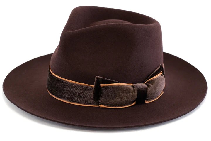 Chocolate Confidence Brim - Nubian Lane Hat Co.