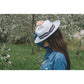 Classic Blue Panama Hat - Unisex - Nubian Lane Hat Co.
