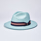 Classic Blue Panama Hat - Unisex - Nubian Lane Hat Co.
