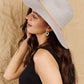 Fame Keep Me Close Straw Braided Rope Strap Fedora Hat - Nubian Lane Hat Co. 