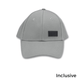 Dove Grey Satin Lined Baseball Cap - Nubian Lane Hat Co.