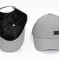 Dove Grey Satin Lined Baseball Cap - Nubian Lane Hat Co.