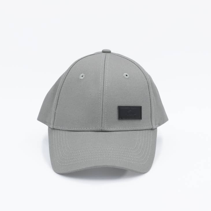 Dove Grey Satin Lined Baseball Cap - Nubian Lane Hat Co.