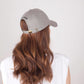 Dove Grey Satin Lined Baseball Cap - Nubian Lane Hat Co.