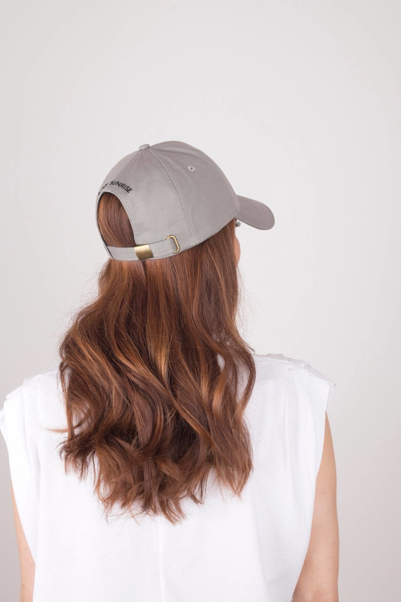 Dove Grey Satin Lined Baseball Cap - Nubian Lane Hat Co.