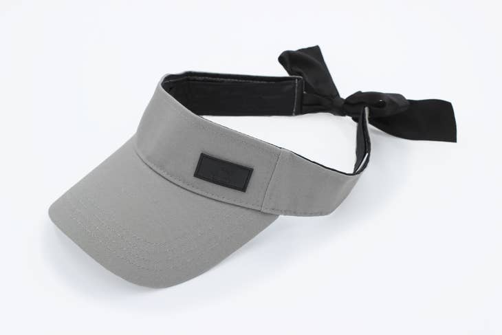 Dove Grey Tie Visor - Nubian Lane Hat Co.