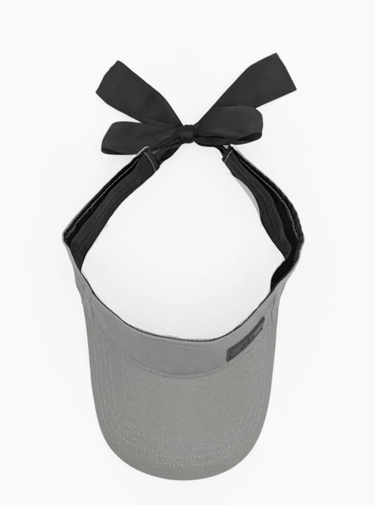 Dove Grey Tie Visor - Nubian Lane Hat Co.
