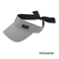 Dove Grey Tie Visor - Nubian Lane Hat Co.
