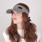 Dove Grey Tie Visor - Nubian Lane Hat Co.