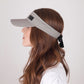 Dove Grey Tie Visor - Nubian Lane Hat Co.