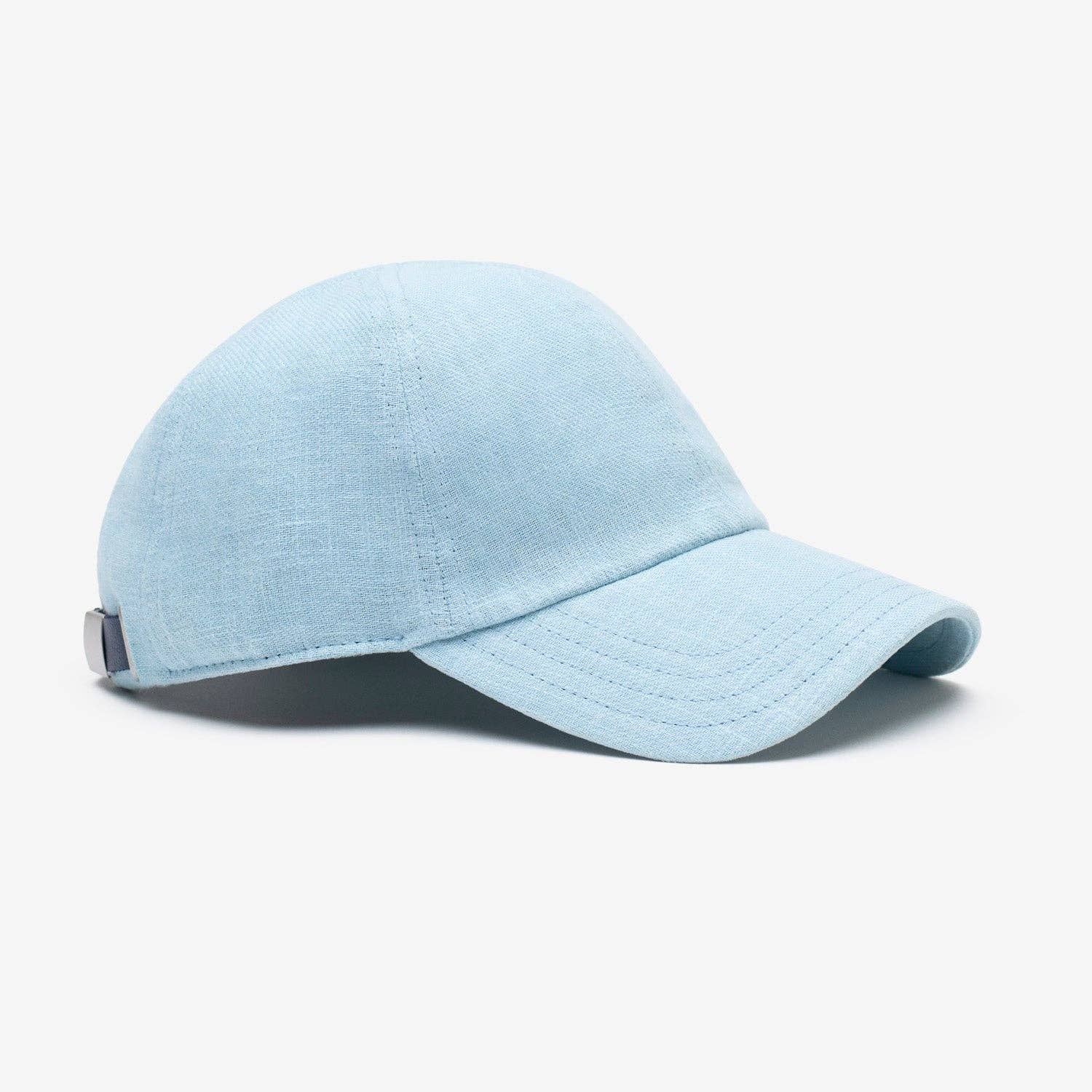 Everyday Soft Sky Blue | Ramie and Plant-Based Leather - Nubian Lane Hat Co.
