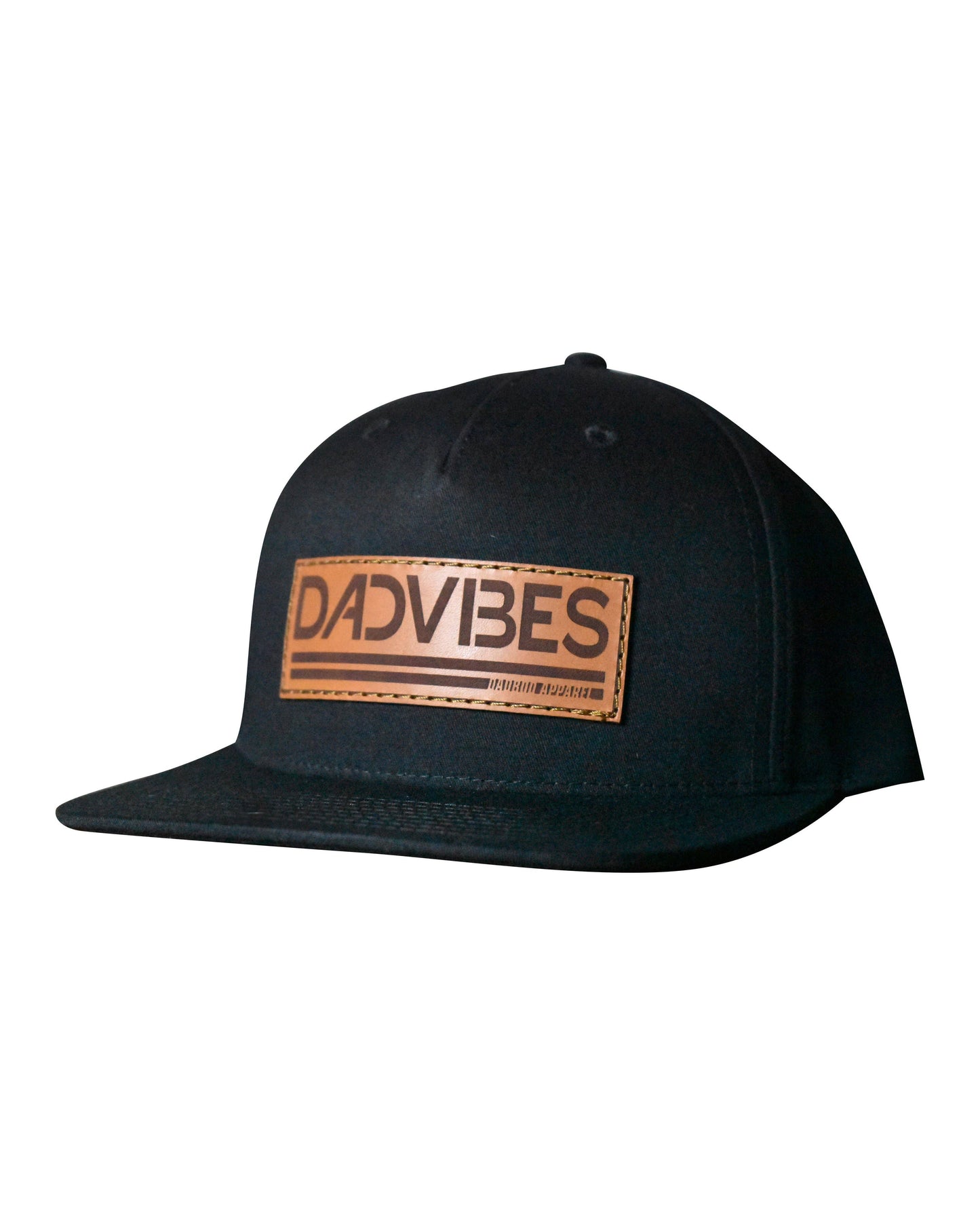 DadVibes Classic - LOW PROFILE Snapback (Black) - Nubian Lane Hat Co. 
