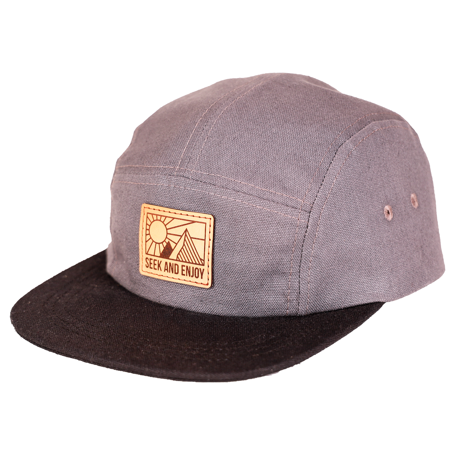 Seek + Enjoy Plastic Free Camp Cap - Nubian Lane Hat Co. 