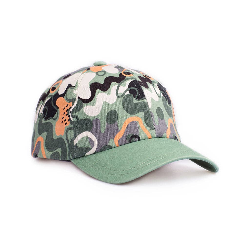 Green | Abstract Army Hat - Nubian Lane Hat Co.