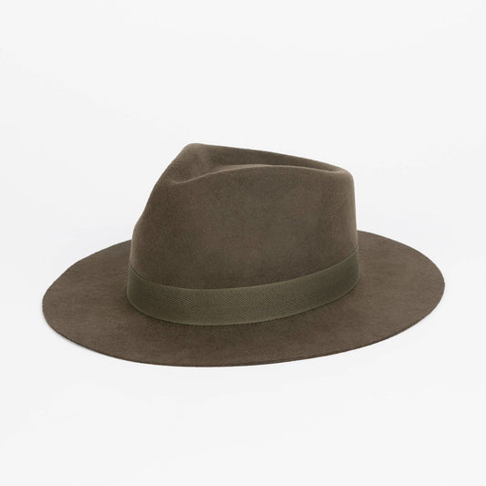 Green Festival Style Fine Wool Hat - Large | Handcrafted | Andean Wool Felt - Nubian Lane Hat Co.
