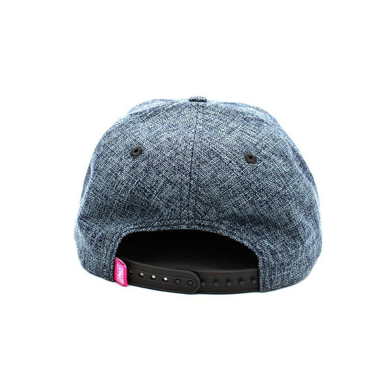 Grey Snapback | Hemp Blend | Cork Brim | RHOMBUS - Nubian Lane Hat Co.