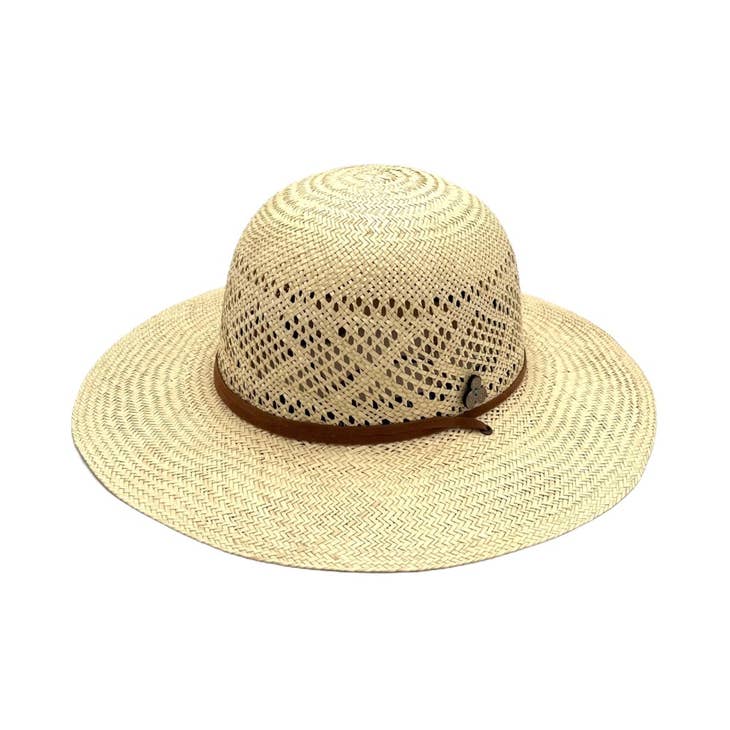 Hana | Palm Straw Sun Hat - Nubian Lane Hat Co.