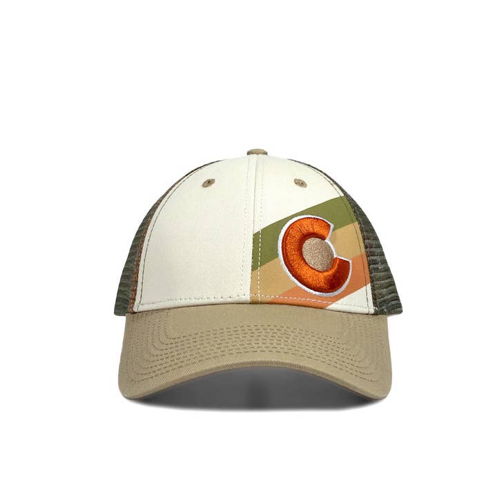 Hat - Incline Colorado Trucker - North Table - Nubian Lane Hat Co.