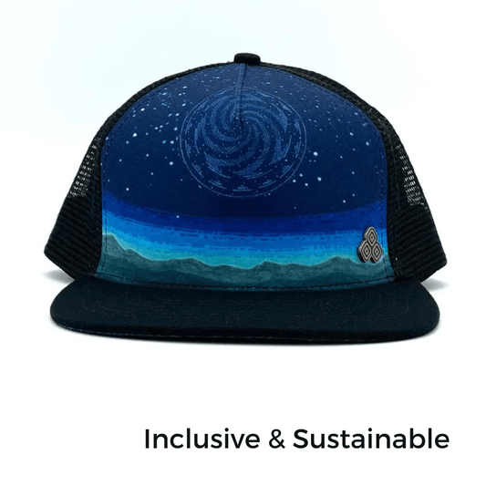 Horizon Trucker Hat - Spiral - Nubian Lane Hat Co.