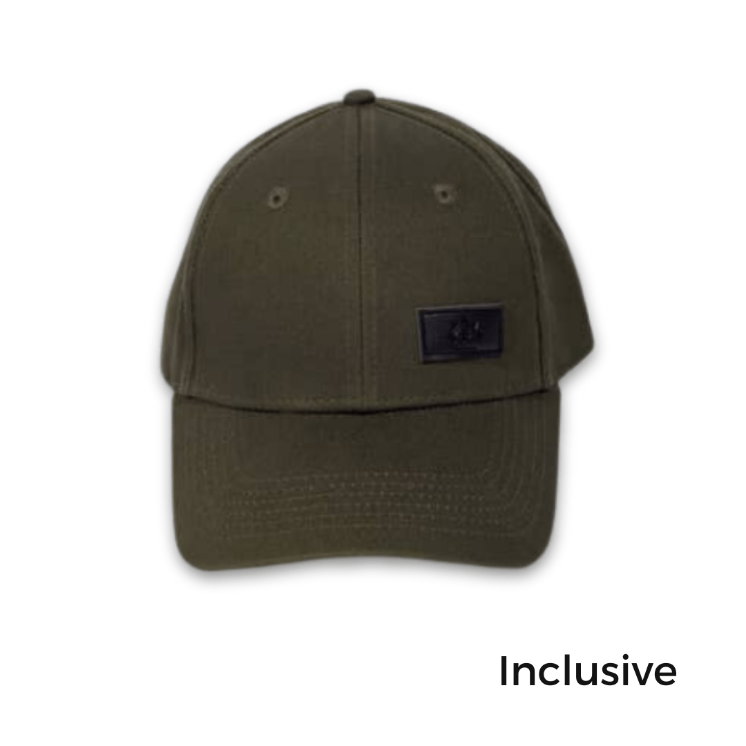 Khaki Satin Lined Full Baseball Cap - Nubian Lane Hat Co.