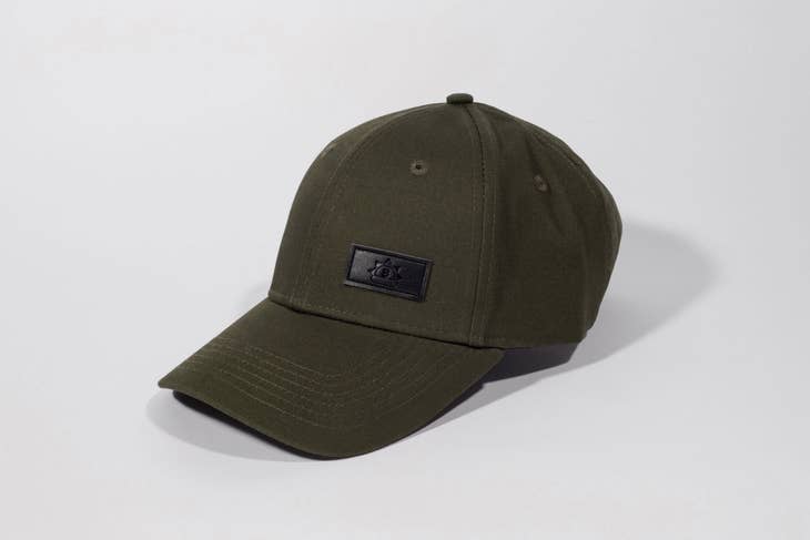 Khaki Satin Lined Full Baseball Cap - Nubian Lane Hat Co.