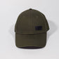 Khaki Satin Lined Full Baseball Cap - Nubian Lane Hat Co.