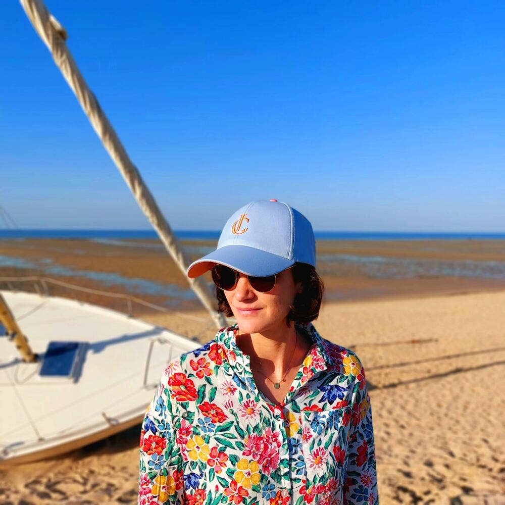 Light Blue Cap | 100% Recycled Material - Nubian Lane Hat Co.