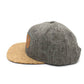 Light Grey Snapback | Hemp | Cork Brim | Cinco De Mayo - Nubian Lane Hat Co.