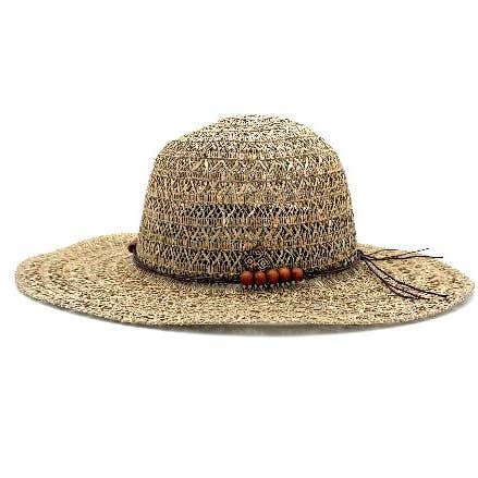 Martinique | Grass Straw Sun Hat - Nubian Lane Hat Co.