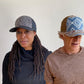 Primo Ball Cap | Blue Chevron Denim - Nubian Lane Hat Co.