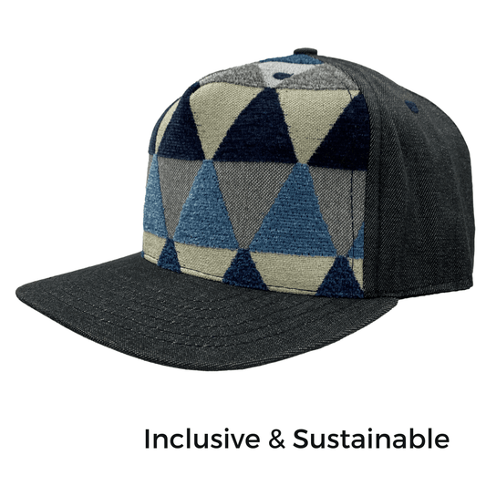 Primo Ball Cap | Blue Triangle Denim - Nubian Lane Hat Co.
