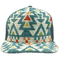 Primo Ball Cap | Light Multi Geo Denim - Nubian Lane Hat Co.