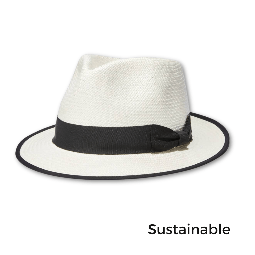 Short Brimmed Urban Summer Panama Hat - Unisex - Nubian Lane Hat Co.