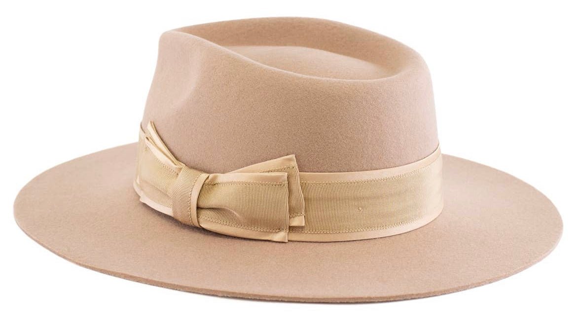 Tan Confidence Brim - Nubian Lane Hat Co.