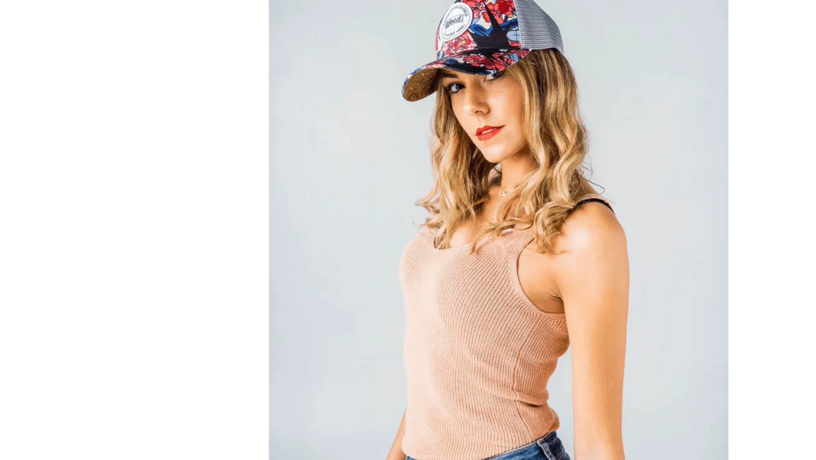 Trucker cap | A Fish Named Fred | Oleander - Nubian Lane Hat Co.
