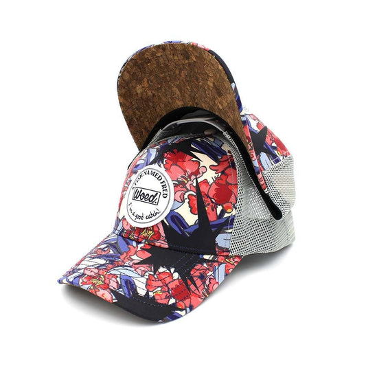 Trucker cap | A Fish Named Fred | Oleander - Nubian Lane Hat Co.